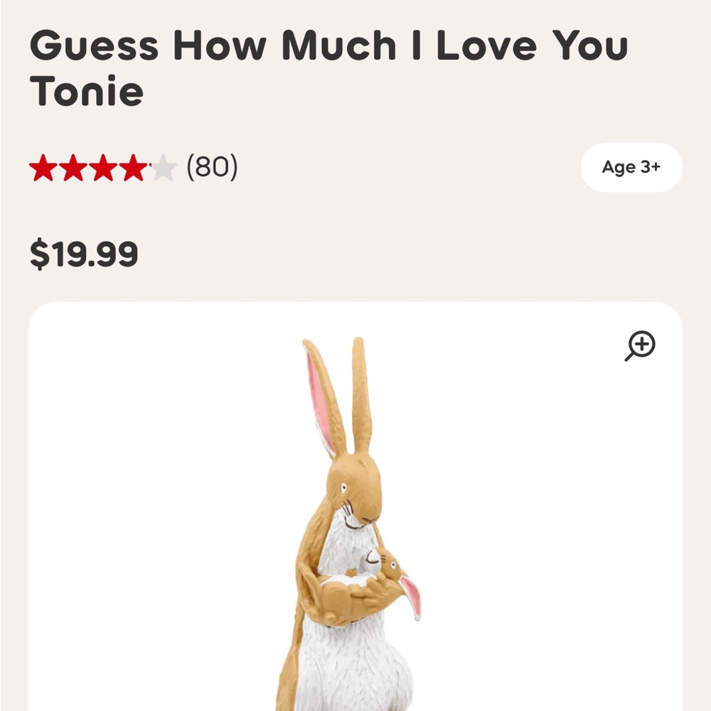 Guess How Much I Love You Tonie